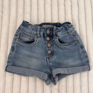 Joe’s Jeans Girls Denim Button Front Shorts Size 7 Stretch Cotton